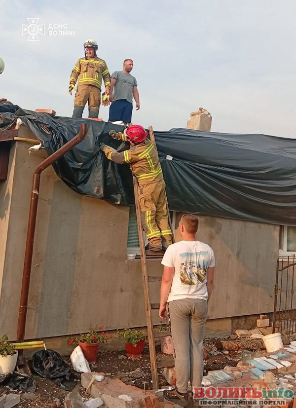 Рятувальники ліквідували наслідки буревію у трьох селах Луцького району