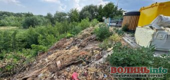 Сміття замість панорами: оглядовий майданчик у Луцьку знову потопає у відходах