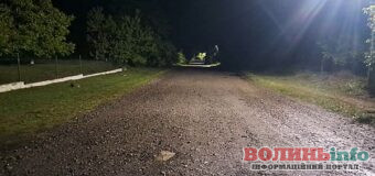 У селі на Волині вперше облаштували вуличне освітлення